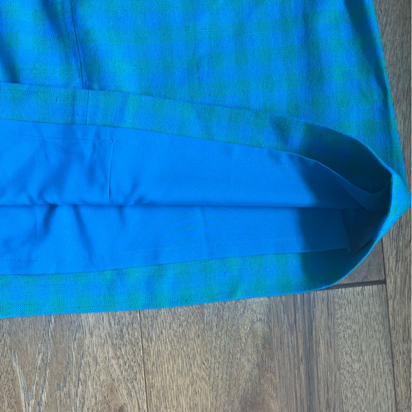 J. Crew Gingham Plaid Blue Green Mini Skirt Women’s Sz 8 Preppy Classic - Picture 5 of 11
